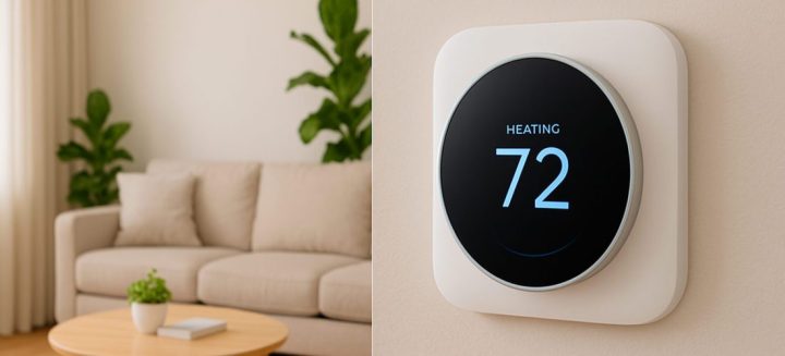 smart thermostat wall